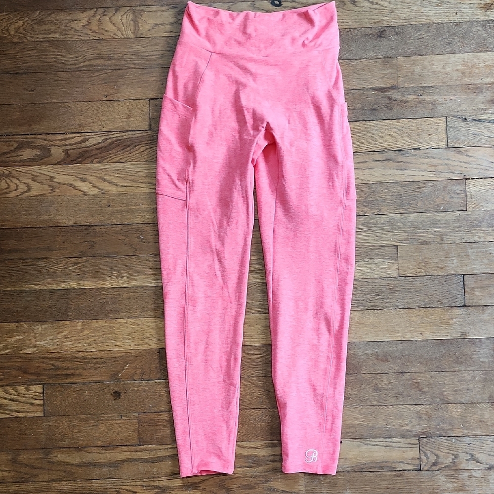 Bombshell Sportswear Curves Leggings In Coral